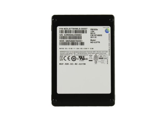 Samsung PM1633A 7.6TB SAS SSD 2.5